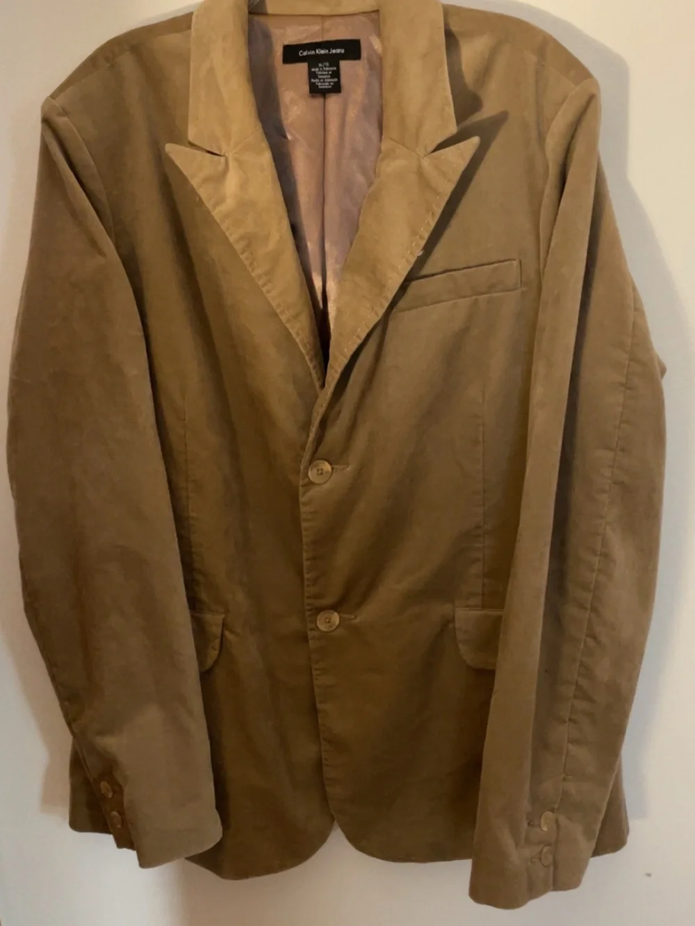 Calvin Klein Jeans Men's Tan Sport Coat